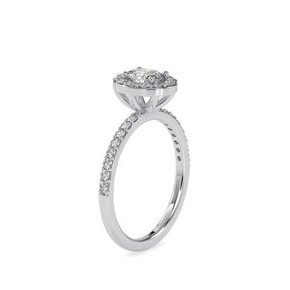 Vigorous Diamond Stone Ring