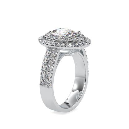 Honored Halo oval Diamond Ring