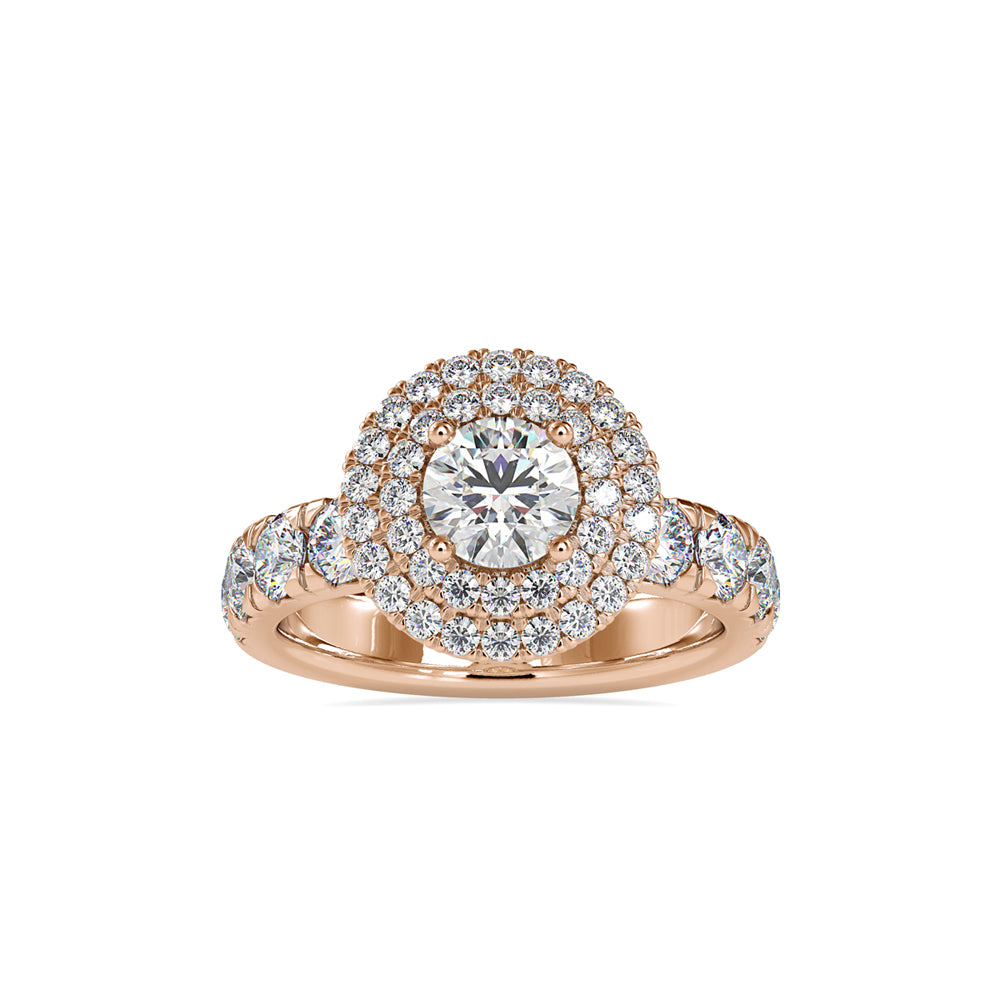 Christy Stone Halo Diamond Ring