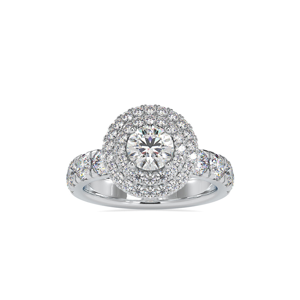 Christy Stone Halo Diamond Ring