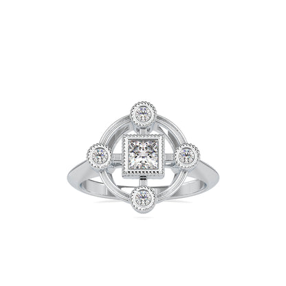 Classical five stone Diamond Ring