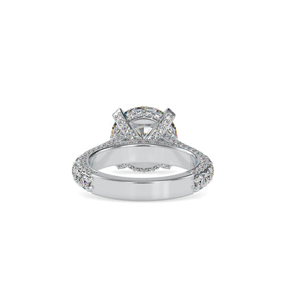 Hefty White Diamond Ring