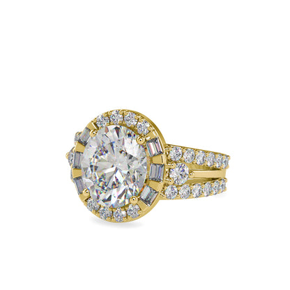 Supreme Diamond Halo Stone Ring