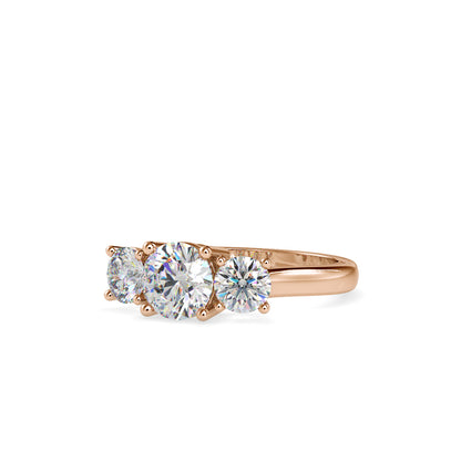 Vows Three Diamond Stone Ring