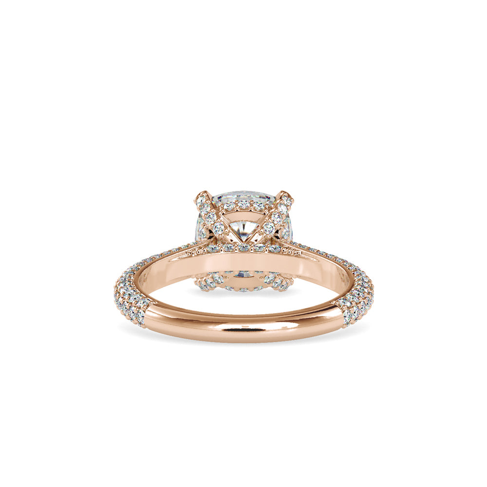 Minerva Cushion Stone Diamond Ring