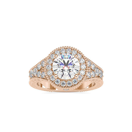 Majesty Halo Diamond Ring