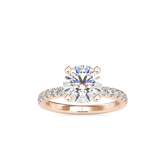 Mary Prong Diamond Ring