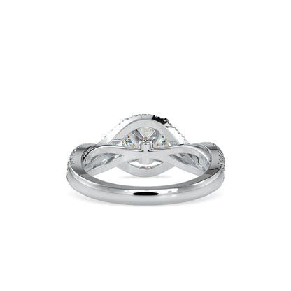 Infinity Prong Diamond Ring