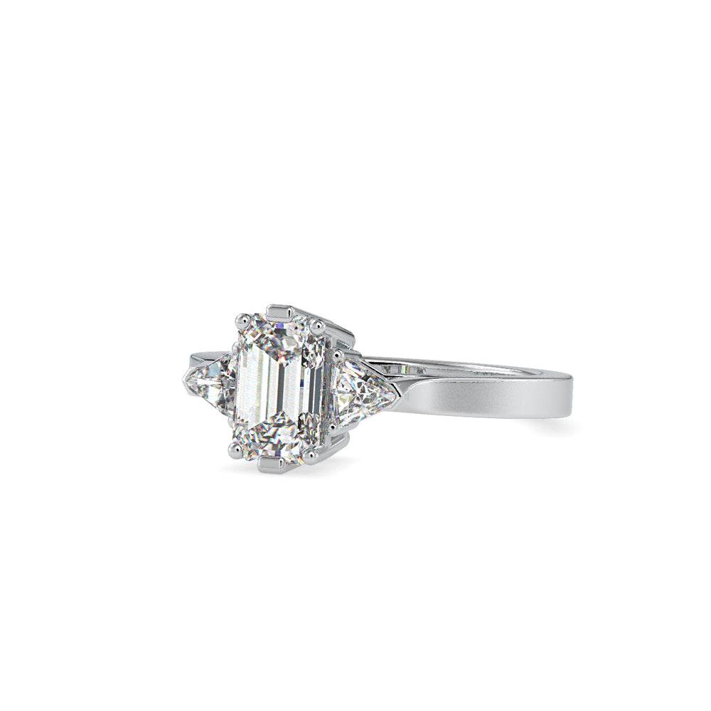 Ryland Emerald Diamond Engagement Ring