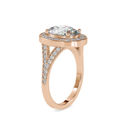 Halo Sparkling Diamond Engagement Ring