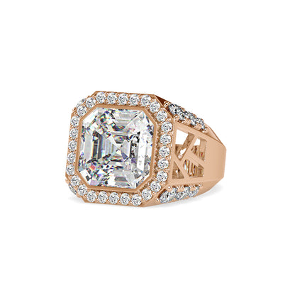 Emerald Halo Diamond Ring