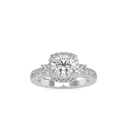 Heaven Halo Queen Diamond Ring