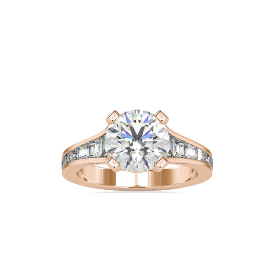 Crystal Prong Diamond Ring