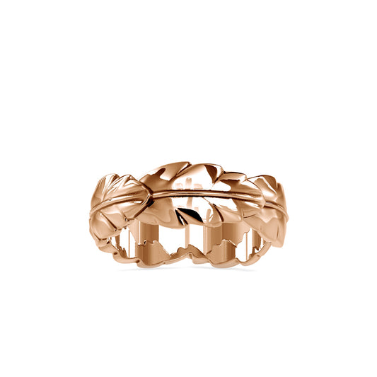 Love leaf crown Engagement Ring