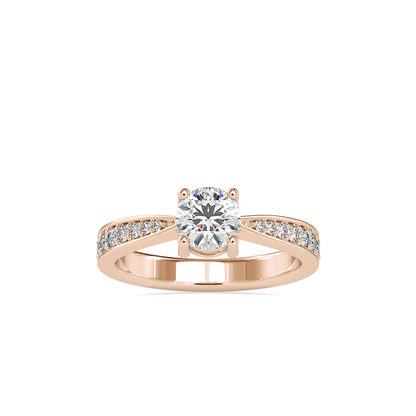 Morning Star Diamond Engagement Ring