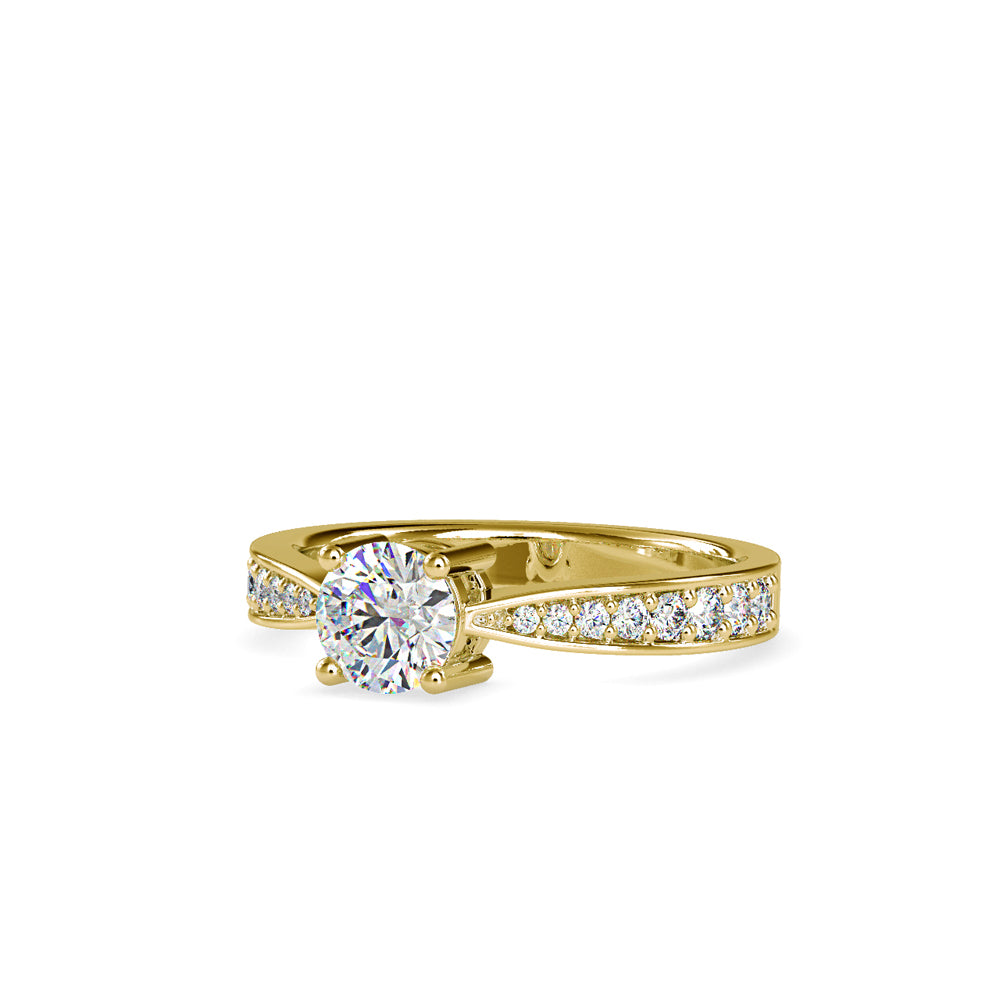 Morning Star Diamond Engagement Ring