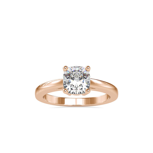 Cushion Cut Diamond Prong Engagement Ring