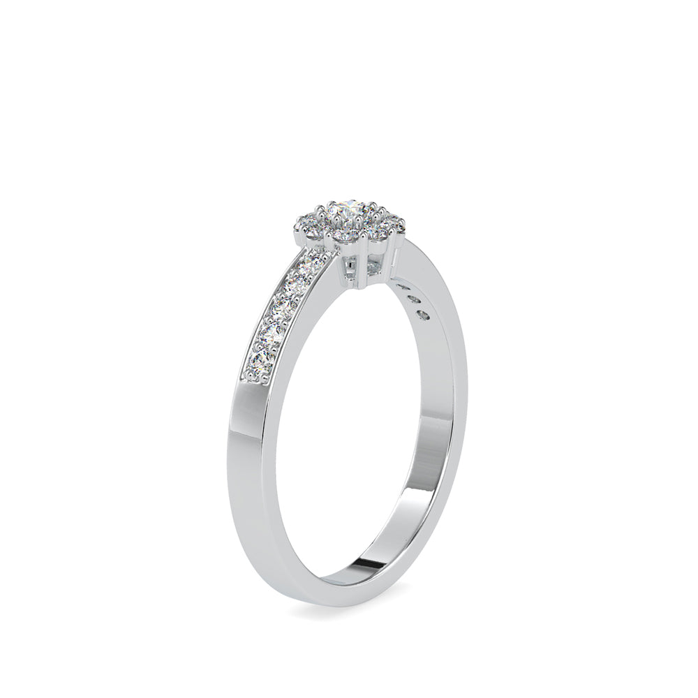 Pretti charming Engagement Diamond Ring