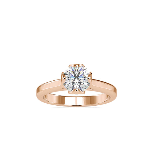 Companionate Diamond Engagement Ring