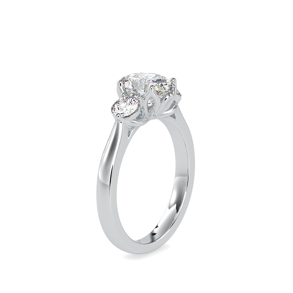 3 Diamonds Austin Engagement Ring