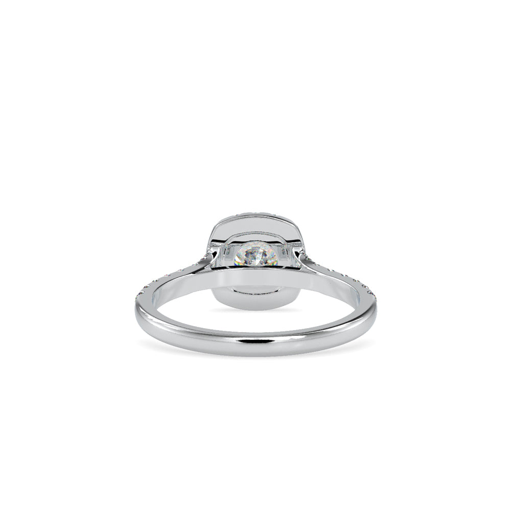 Wonder Halo Queen Diamond Engagement Ring