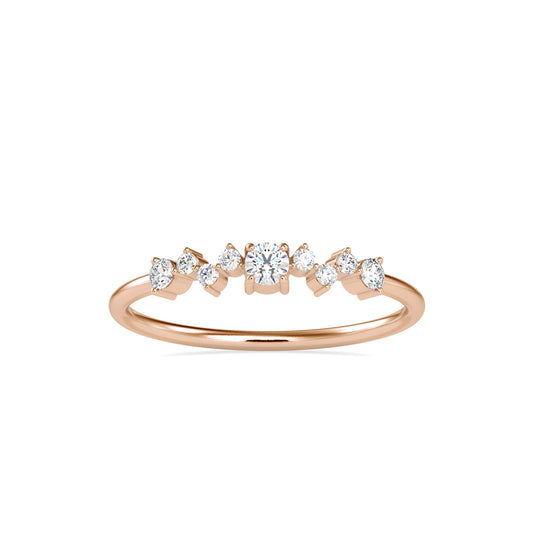 Celeste Round Stone Diamond Ring