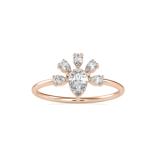 Merry Pear Diamond Ring