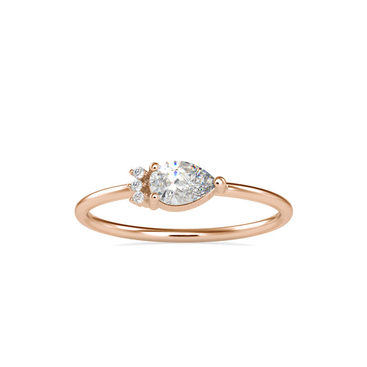 Briseis Pear Diamond Ring