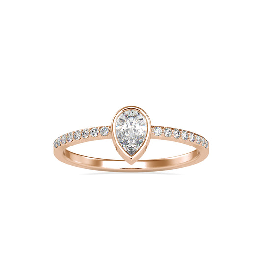 Leaonidas Pear Diamond Ring