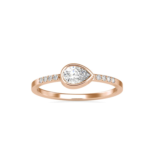 Gorgo Pear Diamond Ring