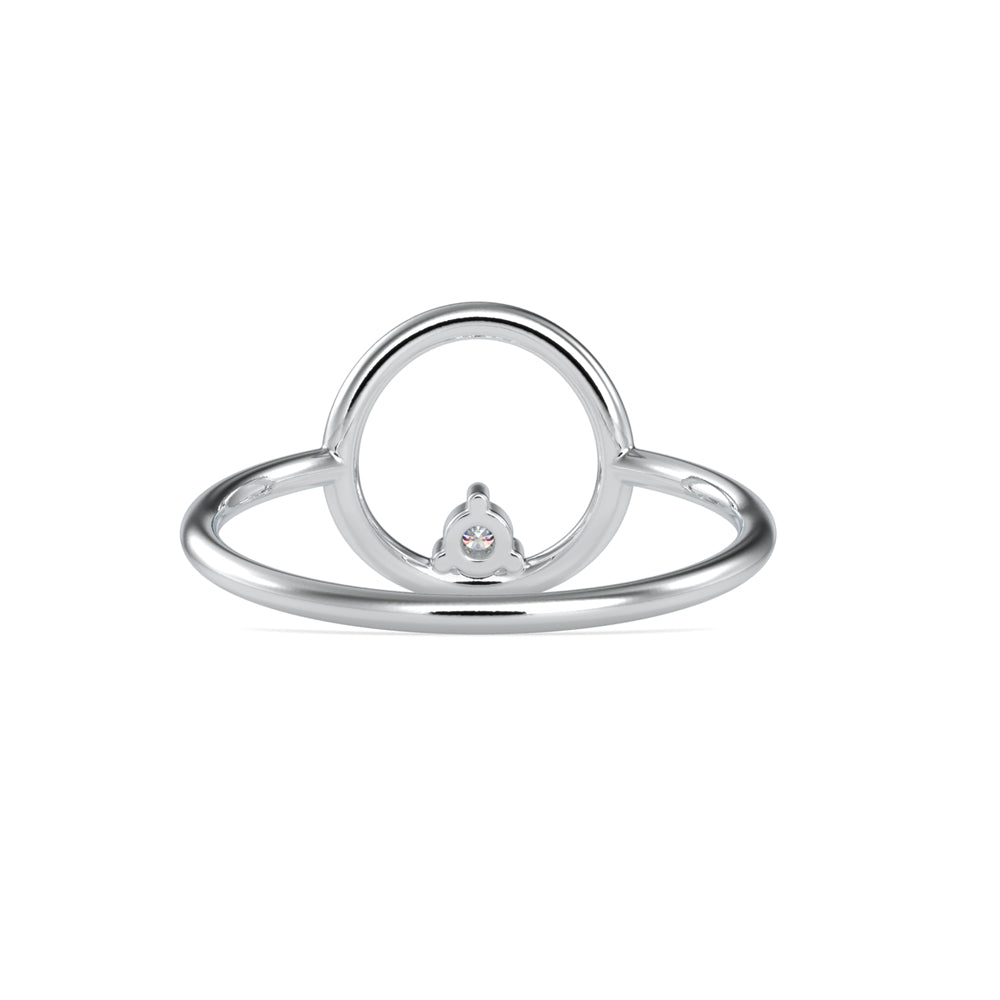 Odo Delicate Round Diamond Ring