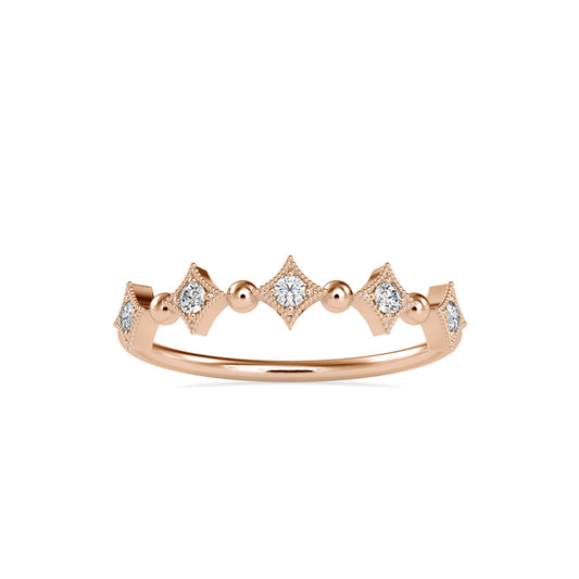 Narnia Diamond Crown Delicate Ring