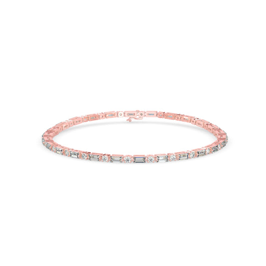 Modest Tennis Diamond Bracelet