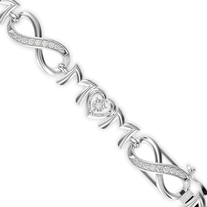 Infinity Diamond Tennis Bracelet