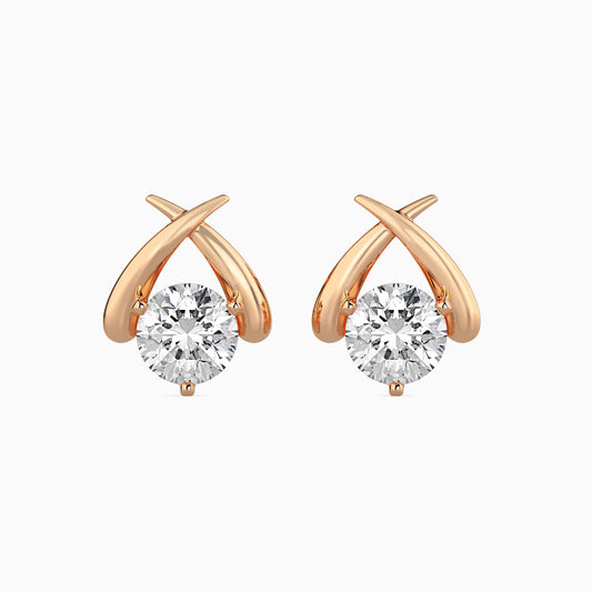 Aquata Solitaire Diamond Earring