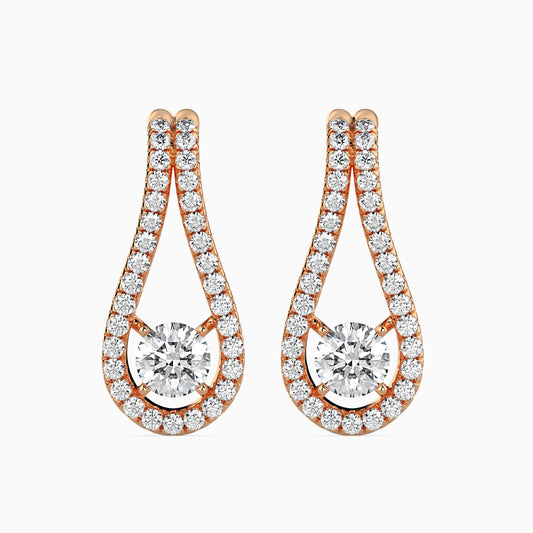 Giselle Solitaire Diamond Earring