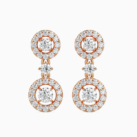 Sewer Diamond Solitaire Earring