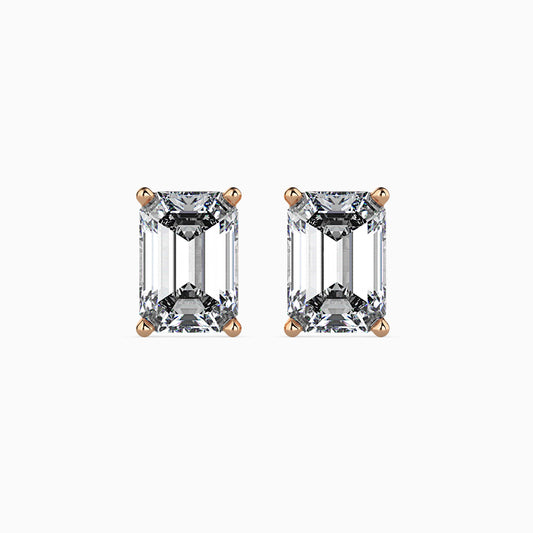Exquisite Embers Solitaire Earring