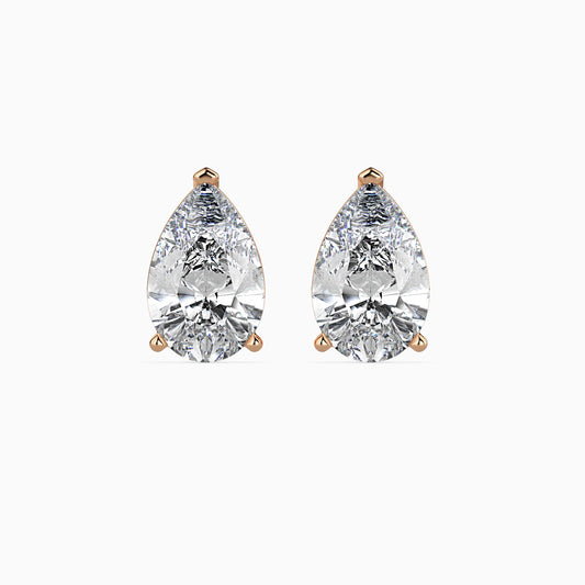 Dazzling Drops Solitaire Earring
