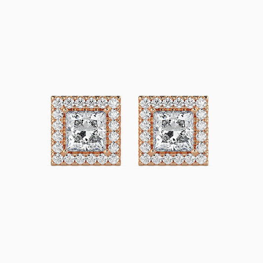 Sparkling Spheres Solitaire Earring