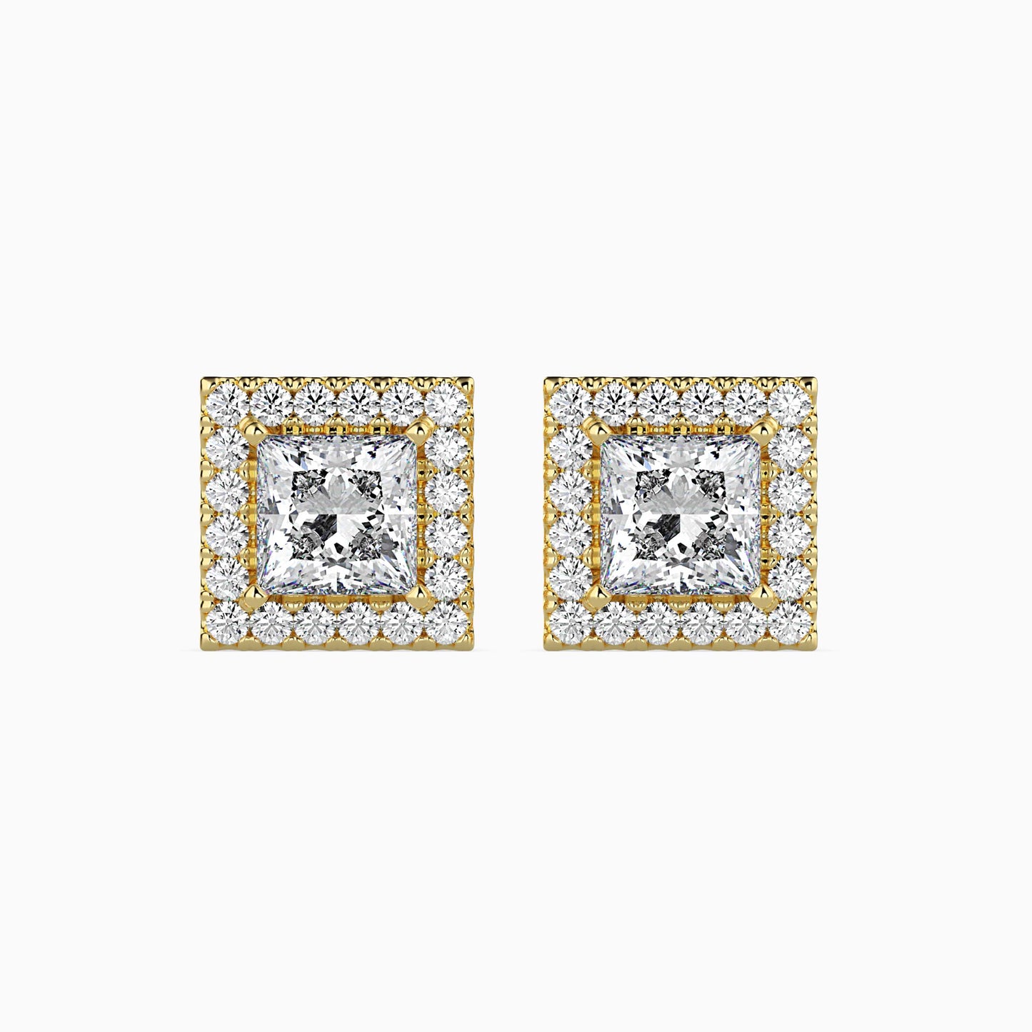 Sparkling Spheres Solitaire Earring