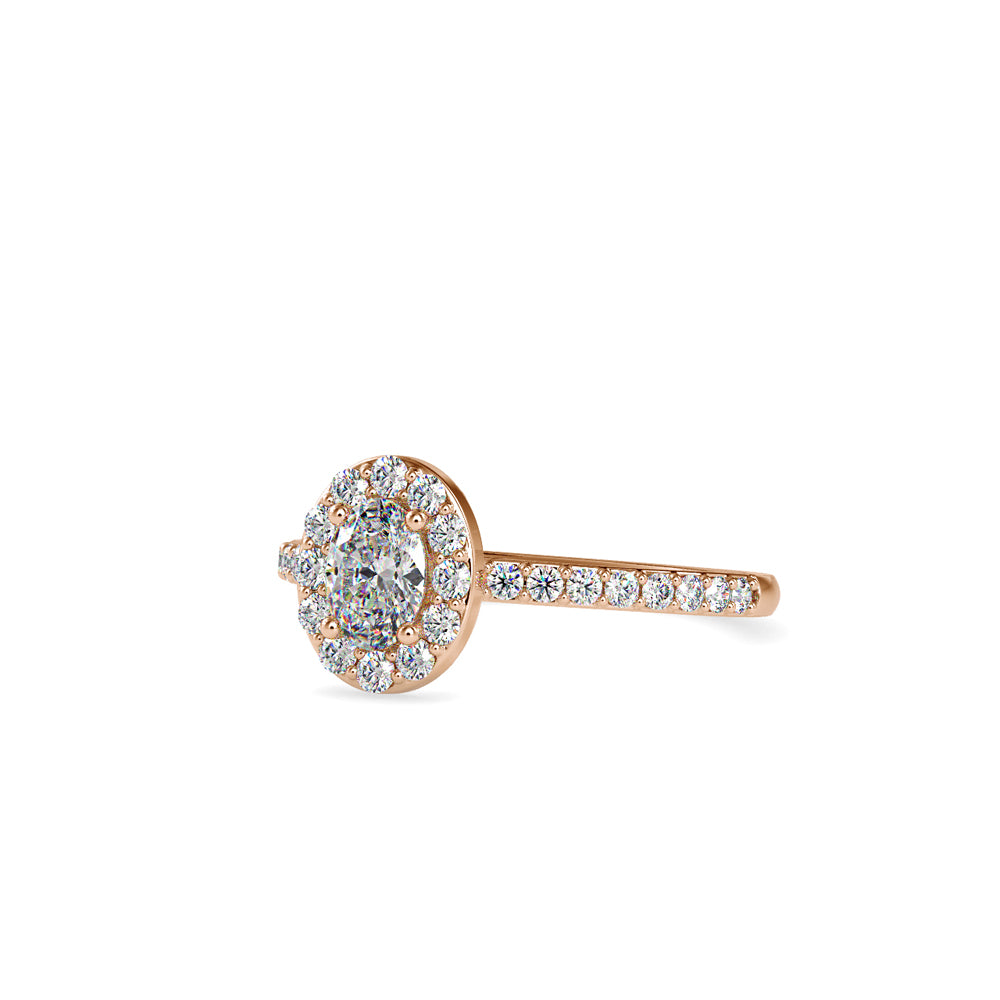 Vigorous Diamond Stone Ring