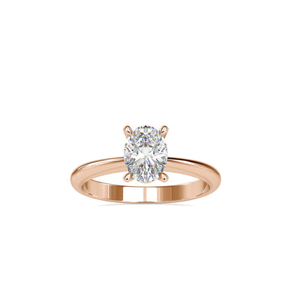 Buoyant Prong Diamond Stone Ring