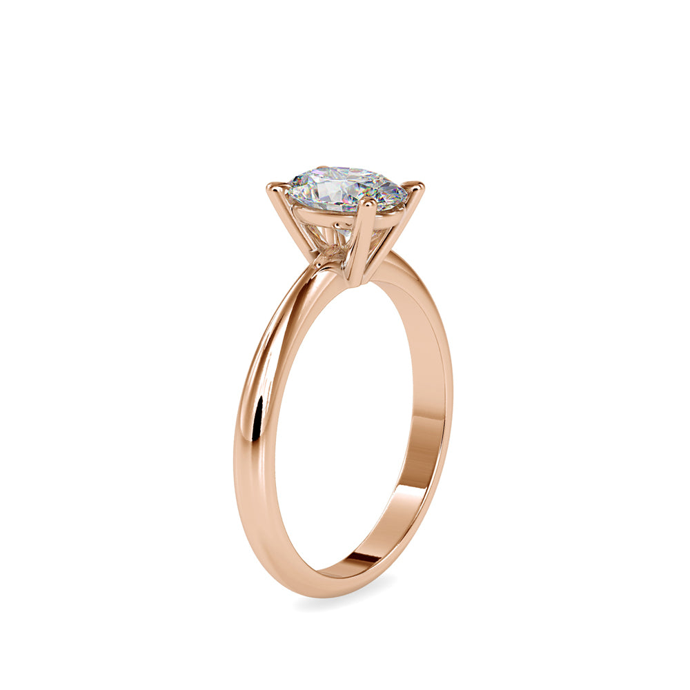 Buoyant Prong Diamond Stone Ring