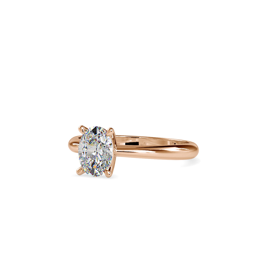 Buoyant Prong Diamond Stone Ring