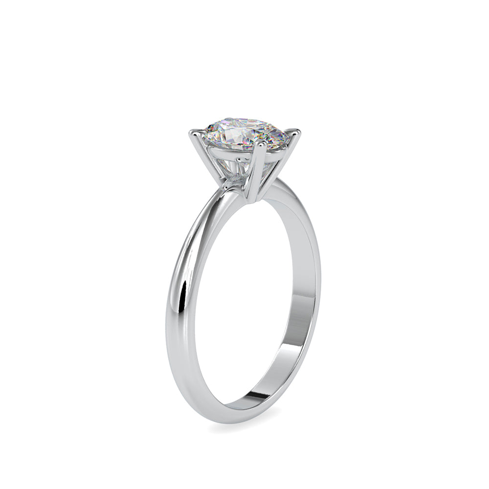 Buoyant Prong Diamond Stone Ring