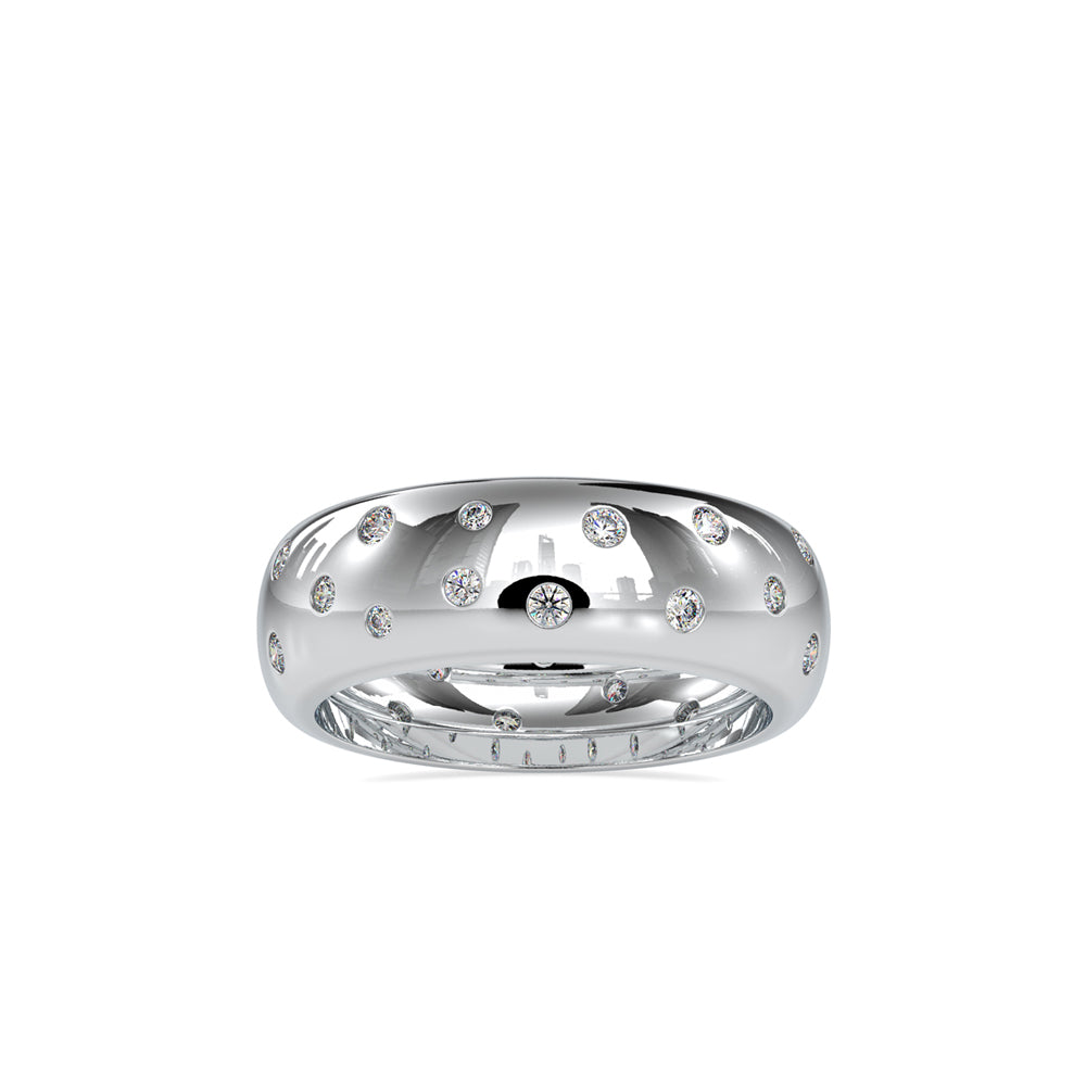 Encircle Diamond Stone Engagement Ring