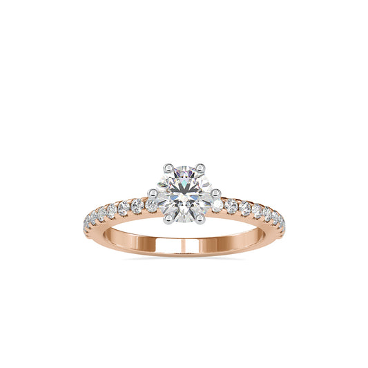 Elite Diamond Prong Engagement Ring