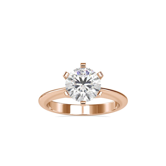 Oligarch Solitaire Diamond Ring