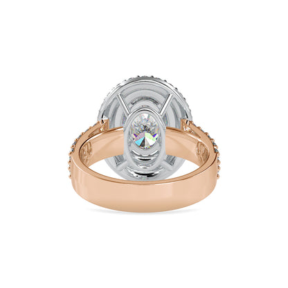 Honored Halo oval Diamond Ring